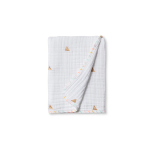 En gros Logo Personnalisé 100% Coton Bébé Mousseline Couverture de Couette - Product Image 1