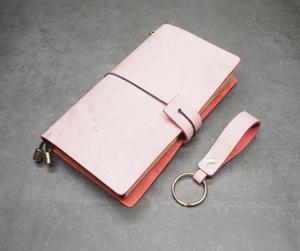 Cubierta de cuaderno hecha a mano de cuero curtido vegetal - Product Image 3