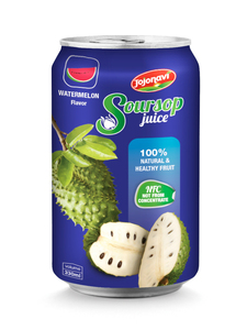 Zumo de Guanábana con sabor a aguacate, lata esterilizada de 330ml, marca JOJONAVI, puré de frutas saludable, recién exprimido, Kosher, HACCP, ISO - Product Image 5