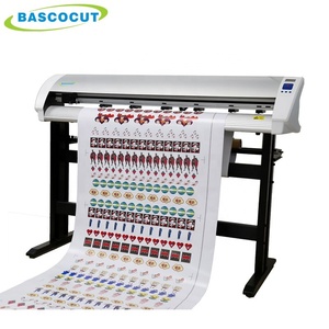 Bascocut 48 Inch Tự Động Đường Viền Cắt Với Độ Chính Xác Cao Để Cắt Bất Kỳ Hình Dạng Nhãn Thiết Kế Cắt Decal - Product Image 1