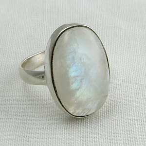 Pierre de lune arc-en-ciel extrême, bagues en argent Sterling 925, vente en gros, bijoux en argent, bijoux en argent - Product Image 1
