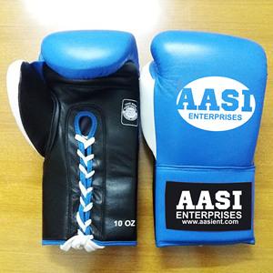 Gants de boxe professionnels en cuir de vachette Aasi Enterprises avec logo personnalisé, 8oz-16oz, sac pour Muay Thai, Kickboxing, MMA, Taekwondo - Product Image 5