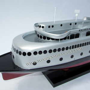 MV kalalakoa เรือไอน้ำเรือไม้จำลองงานฝีมือของขวัญแปลกใหม่ - Product Image 1