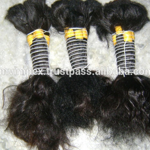 Nouvel arrivage de cheveux tressés indiens Remy de qualité 12A 100% cheveux humains vierges bruts Style de vague de corps en vrac de qualité 12A cheveux indiens - Product Image 2