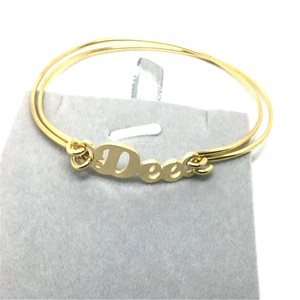 Gioielli personalizzati Nome Personalizzato bangle Bracciali In Acciaio Inox FAI DA TE Personalizzato Nome Inciso Bangle Bracciali - Product Image 4