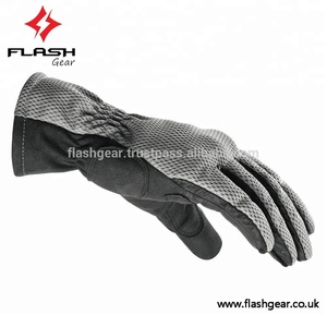 Gants d'été personnalisables en cuir nappa pour hommes Gants imperméables de motocycliste avec perforations et respirabilité - Product Image 4