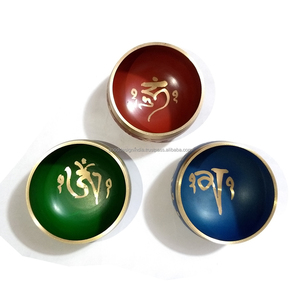 2025 vente chaude laiton métal bol chantant indien gros tibétain laiton bol chantant - Product Image 4