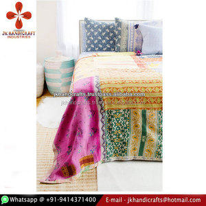 Cubrecama King Size Kantha Vintage - Product Image 2
