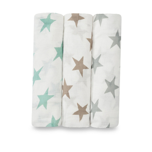 Couvertures en mousseline pour bébé, ensemble personnalisé pour nouveau-né, 100% coton biologique - Product Image 2
