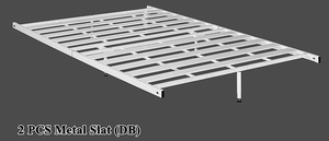 เตียงเหล็กดีไซน์โมเดิร์นโบราณ รุ่น KD-2107 ขนาดซูเปอร์ดับเบิ้ล/ควีน เฟอร์นิเจอร์เหล็กสำหรับห้องนอน ใช้ในบ้าน ผลิตในประเทศมาเลเซีย - Product Image 2