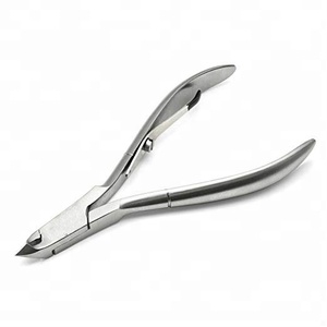 Professional <b>Cuticle</b> Nippers | Precision Surgical-Grade Stainless Steel <b>Cuticle</b> <b>Trimmer</b> Double Spring 5mm Half Jaw - Product Image 1