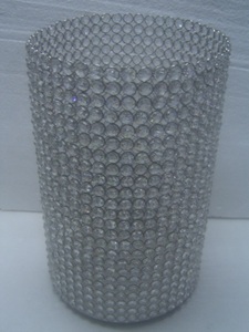 Bougeoir pilier en cristal en aluminium de haute qualité pour décorations de mariage et de noël pour bureau à domicile - Product Image 6