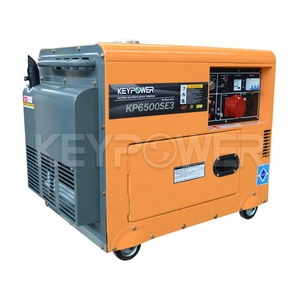 <span class=keywords><strong>KEYPOWER</strong></span> tipo abierto 3 Fase Diesel 5 kw generador portátil grupo electrógeno para venta - Product Image 2