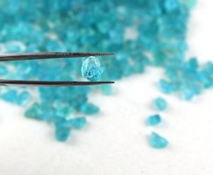 50 piezas naturales Natural áspero apatita de piedras preciosas sueltas indio mayorista joyería materias primas al por mayor - Product Image 5