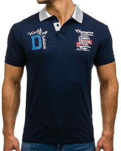 Haute Qualité Nouveau Design 100% Coton Personnalisé Brodé Mens Polo Shirt Pas Cher Offre Spéciale Personnalisé conçu - Product Image 2