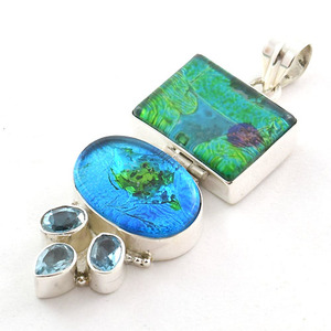 Pendentifs en argent 925 pour femmes, pierres précieuses, bijoux tendance - Product Image 6