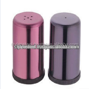 Ensemble petit shaker à épices en acier inoxydable sel et poivre colorés pour usage quotidien pour herbes et épices - Product Image 2