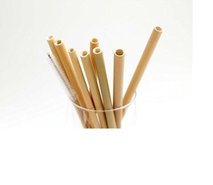 Logo personnalisé paille de bambou du Vietnam de haute qualité et meilleur prix - Product Image 1