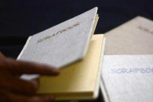 สมุดเก็บภาพ8.5 "x 6.5" ทำด้วยมือและผ้าลินินผสมผ้าฝ้ายสำหรับเป็นของขวัญทางธุรกิจ - Product Image 4