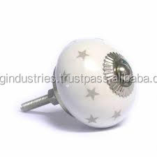 ลูกบิดลูกบอลหินอ่อนหินเซรามิก OMG Industries ตู้เก็บของในห้องครัวตู้เก็บของที่จับดึงและลูกบิดลิ้นชัก - Product Image 6