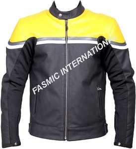 Chaqueta de cuero de carreras de motos Prendas de cuero Premium para jinetes - Product Image 5