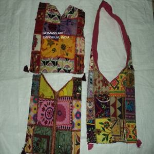 กระเป๋าสะพายไหล่เย็บปะแบบอินเดีย - Product Image 2