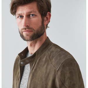 Chaqueta de hombre personalizada de secado rápido a prueba de viento sin capucha de invierno cálido de lona acolchada | Chaqueta acolchada de hombre personalizada - Product Image 4