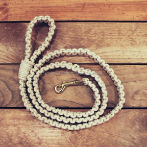 Simple and Best Quality Small Handmade Gift for Your <b>Dog</b> Walking with It Macrame <b>Dog</b> <b>Leash</b> - Product Image 1