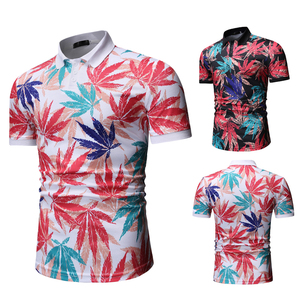 Nueva Llegada 2019 Camiseta de Manga Corta de Punto Transpirable para Hombre, Talla Grande y Ajustada - Product Image 6