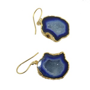 Pendientes de plata de primera ley con forma de gota para mujer, aretes, plata esterlina 925, Circonia cúbica, zirconia, circonita, zirconita, zirconita, color azul natural, 24K - Product Image 2