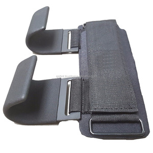 Muñequera de fitness de neopreno resistente al por mayor con ganchos de gimnasio ajustables equipo de seguridad para levantamiento de pesas - Product Image 2