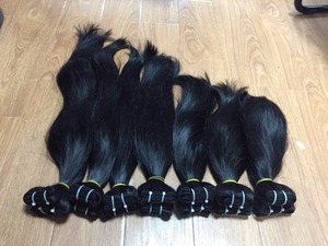 Muestra gratis de extensiones de cabello de alta calidad de cabello virgen de doble trama de máquina súper recta vietnamita 100g para Ghana - Product Image 6