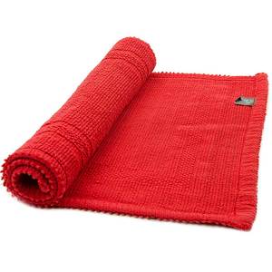 Alfombra de baño de gofres de algodón para suelo, rojo, - Product Image 3