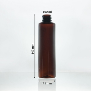 150ml - 24mm - 22g cosmetic PET plastic <b>bottle</b> cylinder shape PET <b>bottle</b> for cleansing <b>oil</b> - Product Image 2
