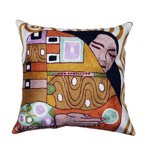 Funda de cojín de ala derecha, tejido a mano, picasso, diseño bordado - Product Image 2