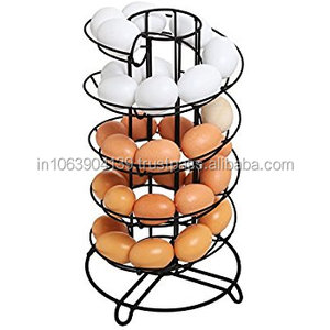 Présentoir à œufs en spirale support métallique, 2 couleurs, moderne - Product Image 1