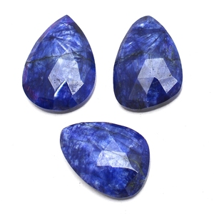 Pierres précieuses saphir bleu de haute qualité, forme irrégulière, ample - Product Image 2