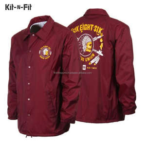 เสื้อแจ็คเก็ตกันลมสำหรับผู้ชายเสื้อโค้ทไซส์ใหญ่พิเศษออกแบบโลโก้ได้ตามต้องการ - Product Image 4