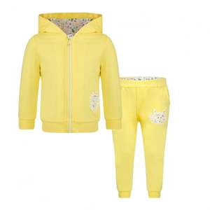 Ropa deportiva de Color amarillo, ropa deportiva, chándales de algodón polar, ropa de calle de invierno, chándales informales de diseño personalizado OEM para hombres a la venta - Product Image 1