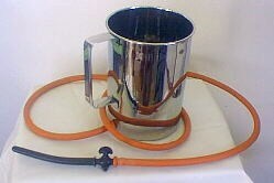 Dispositivo de irrigación de lata de ducha quirúrgica para Hospital, fuente de alimentación Manual de acero inoxidable, ropa hueca, tamaño 1,0 a 2,0 Ltr - Product Image 6