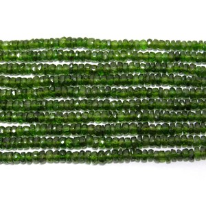 ลูกปัดอัญมณีเหลี่ยมเพชรพลอยรูปไดออปไซด์ทำจากโครเมี่ยม - Product Image 4