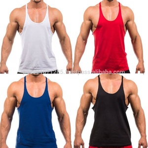 Débardeur de sport pour homme, décontracté, dos nageur, tricoté, motif à carreaux, personnalisable avec logo OEM - Product Image 3