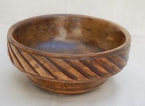 Unique <b>Metal</b> Wood fusion Dough <b>Bowl</b> Fruit <b>Bowl</b> for Home Hotel Restaurant - Product Image 3