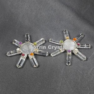 Generador de Cuarzo Cristalino para Sanación de Chakras |   Rozrincrystals.com Exportador de Artículos de Feng Shui Tallados y Grabados, Metafísicos y de Reiki - Product Image 1