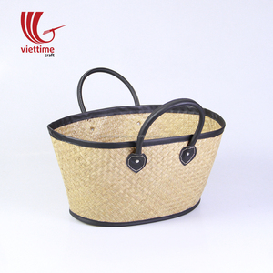 Bolsa de Compras de Vietnam, Bolsa de Mano Tejida de Pasto Marino, Venta al por Mayor - Product Image 6