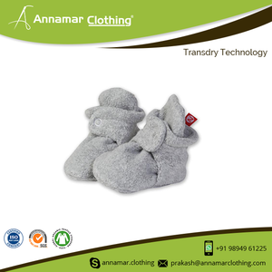 Private Label Newborn Infant Baby <b>Booties</b> Manufacturer in India - Baby Girl Boots Wholesale Factory Price Cotton Fabric - Product Image 4