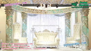 Auckland boda cristal decoración escenario instalación pilares fibra paneles boda escenario diferente estilo boda escenario fabricante - Product Image 4