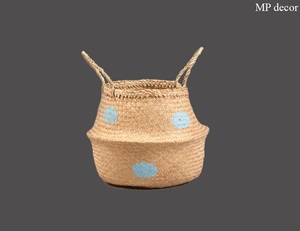 Panier de rangement décoratif miniature en bambou artisanal du Vietnam avec couleur et design personnalisables - Product Image 3