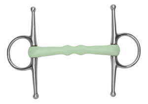 EquiKind Nylon Flexi Happymouth Mullen Full Cheek Snaffle Bit Horse Bits - Product Image 2