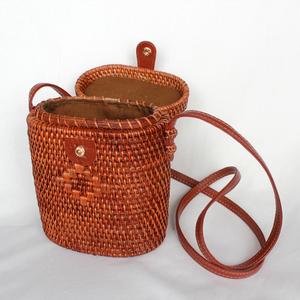 Écologique miel marron sac en rotin - Product Image 5